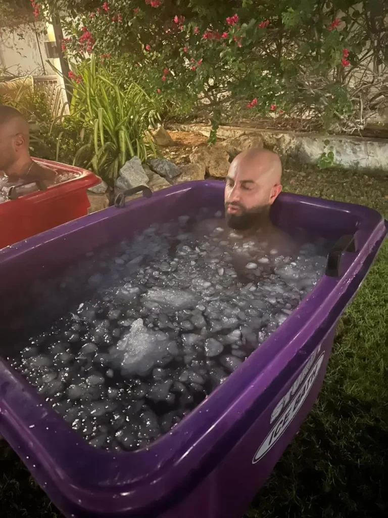 ice bath in Dubai